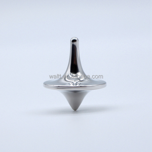 Bán Hot Bạc Kim Loại Quay Top Spin Mãi Mãi Đồ Chơi Quà Tặng Khuyến Mãi Bàn Quay Tops Finger Giải Phóng Áp Lực Đồ Chơi - Product Image 1
