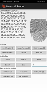 Programmier bares Java PHP ASP NFC-Karten-USB-Modul für drahtlose Finger abdrucks canner mit SDK-Finger abdruck-/IC-Kartenleser Bluetooth ,USB