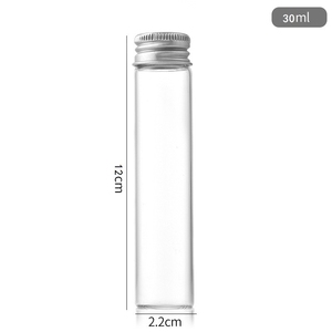 Screw Neck 5ml 7ml <strong>8ml</strong> 10ml 12ml15ml 20ml 25ml 30ml Tubular Glass Vial <strong>with</strong> Aluminum <strong>Cap</strong> Messenger <strong>Bottles</strong> - Product Image 6