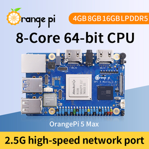 Arancione Pi 5 Max 8GB / 16GB RAM Single Board Computer LPDDR5 RK3588 Chip 2.5G LAN WiFi + BT Orange Pi 5MAX scheda di sviluppo - Product Image 2