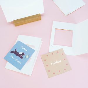 Biểu tượng tùy chỉnh in biết ơn thiệp chúc mừng Thẻ Giấy Cảm ơn bạn thẻ với phong bì dày - Product Image 6