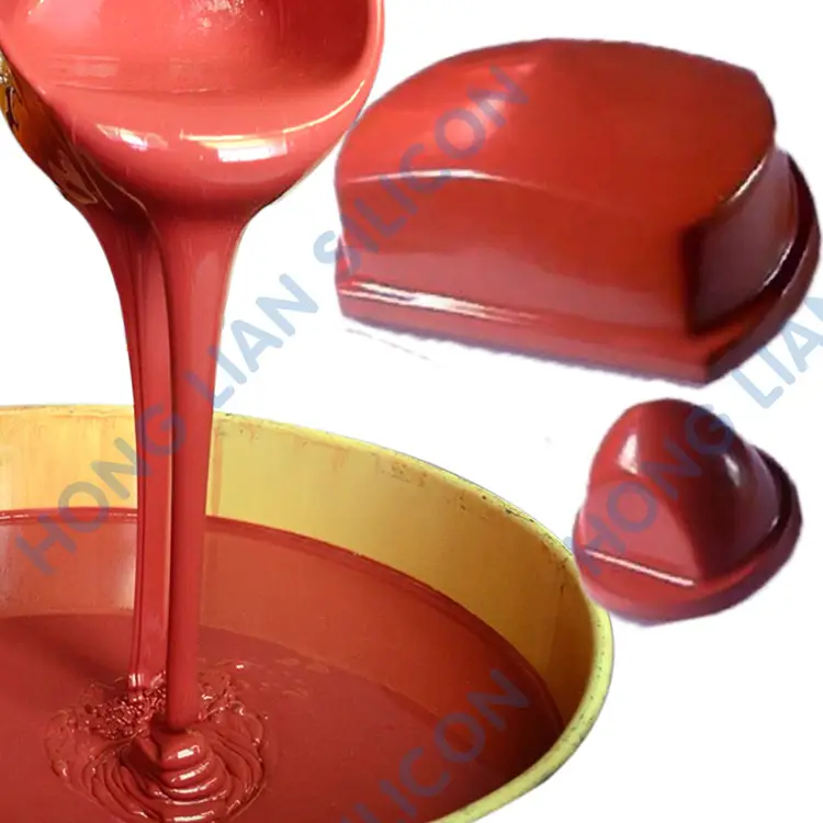 Ek tip tampon baskı tutkal yapmak seramik baskı silikon kauçuk kafa kırmızı AB şeffaf kür ajan