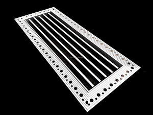 Hot-bán lõm không khí tuyến tính Vent lưới tản nhiệt vô hình, thích hợp cho trần nhà trong nhà. - Product Image 6