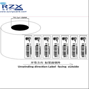 Печатный чип NMV2D CAB0 ISO17025 UHF RFID полностью пассивный датчик температуры наклейка бирка для медицинского измерения температуры - Product Image 2