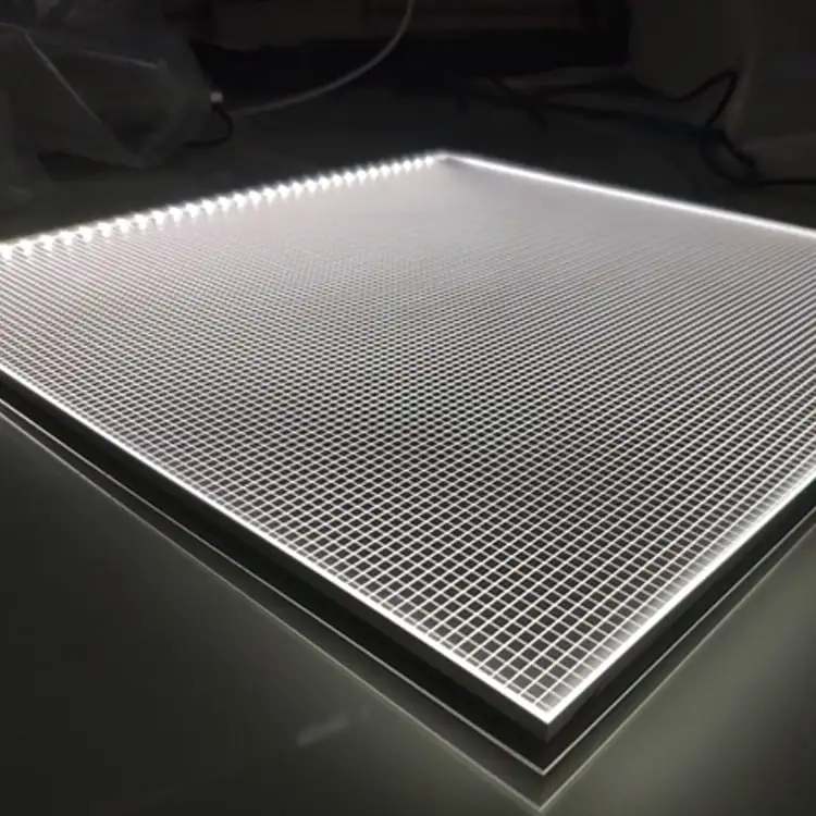 Light box light guide plate foglio acrilico incisione di migliore qualità retroilluminato lucido segno plexiglass
