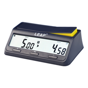 Grund funktion große LCD digitale Schachuhr Große Ziffer einfach einzurichten einstellbare Wettbewerbs schach Timer mit Bonus verzögerung - Product Image 2