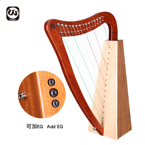 Ücretsiz çanta ile 2024 yeni Walter klasik 15 dize arp, Mini arp, katı ahşap lir arp dize arp - Product Image 2