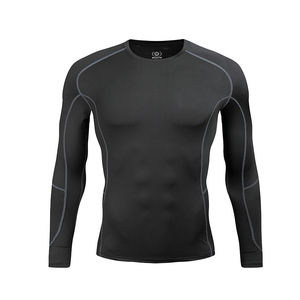 Mồ hôi-wicking độ ẩm-wicking Mens dài tay áo sơ mi cho Athleisure với thiết kế cho hiệu suất - Product Image 1