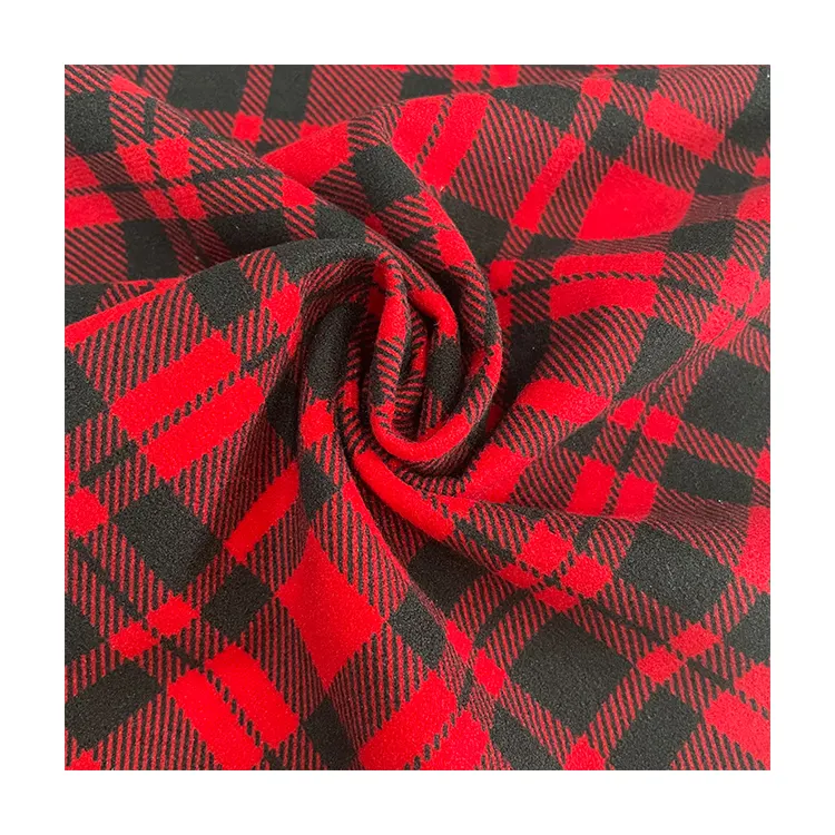 Oushida Super Soft Woven Yarn Dyed 100% Polyester School Uniforms Stewart Plaid Checked Lining Fabrics For Shirts Materials