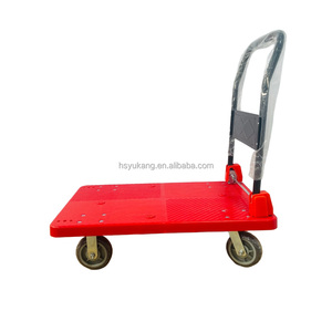 Foldable 4-Wheel Push Cart Dolly Plastic and Metal <strong>Moving</strong> Platform Hand Truck with OEM Customization <strong>Options</strong> - Product Image 2