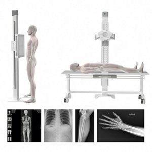 เครื่องเอกซเรย์เอกซ์เรย์สองคอลัมน์20KW ได้รับการรับรอง CE เครื่องมือวินิจฉัยรังสีทางการแพทย์สำหรับใช้ในโรงพยาบาลขับเคลื่อนด้วยไฟฟ้า - Product Image 2