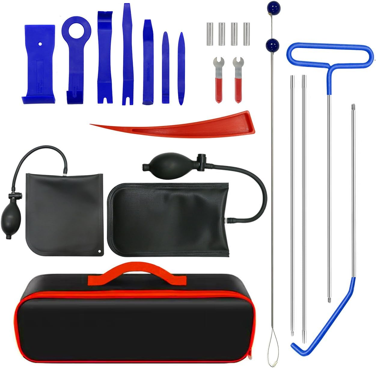 Kit de herramientas de mantenimiento de puertas de coche de 22 piezas