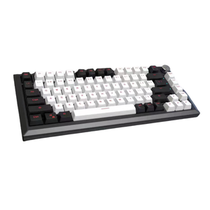 82-Key 75% Ba chế độ tùy chỉnh màu sắc bàn phím cơ RGB sáng Gasket giao diện USB hot-swappable trục khối lượng Knob Key - Product Image 1