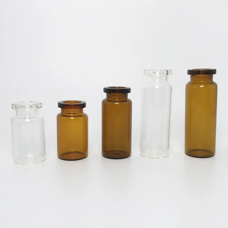 5ml 7ml 10ml 15ml 50ml Penicillin Injection Crimp Top Neck Tubular Vial Glass Bottle