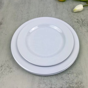 Bán buôn tùy chỉnh melamine không thể phá vỡ tấm trắng nhà hàng đồ ăn Melamine nhựa tấm ăn tối melamine món ăn và tấm - Product Image 2