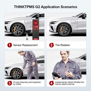 THINKTPMS G2 TPMS universelles Autoreifendruckinspektionswerkzeug 315 MHz 433 MHz Autoreifendruckdiagnosewerkzeug Sensorprogrammierung - Product Image 4