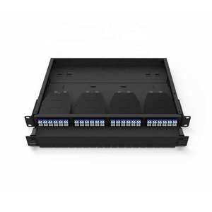 Factory Direct Sale 1u <strong>patch</strong> <strong>panel</strong> drawer type 96 144 288 cores fiber distribution <strong>panel</strong> optical slide odf for data center - Product Image 1