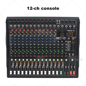 GRACE12 Mixing Console 12 Channels Audio Dj <strong>Mixer</strong> <strong>Pro</strong> Live Show System