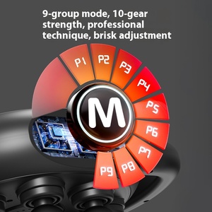 Nuovo arrivo Multi funzione 8 teste profondo per massaggio del tessuto pistola palmare ad alta frequenza vibrazione del corpo massaggio macchina sollievo prodotto - Product Image 4