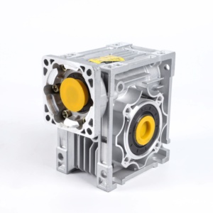 Reductor de velocidad de salida de brida 0.75KW NMRV063 compacto, alto par para transportadores mezcladores - Product Image 3