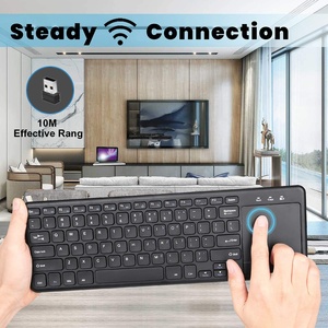 Miniteclado Multimedia Inalámbrico de 2,4 GHz, 3 LED de Color, con panel táctil incorporado de gran tamaño, ratón para PC, Google, Smart TV - Product Image 5