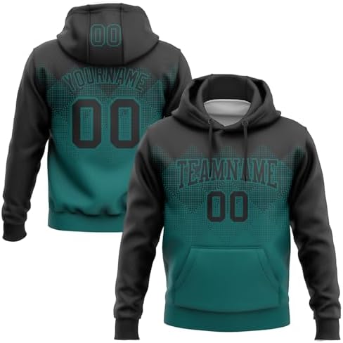 Black and Teal