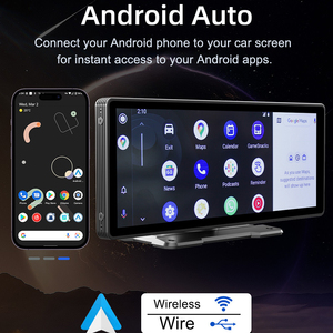 Portatile 10.26 pollici Auto IPS Touch Screen Radio CarPlay GPS FM AUX ingresso lettore Video multimediale per MirrorLink 2 anno - Product Image 6