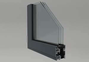 Bina inşaatı için üstün kaliteli rüzgar geçirmez ve gürültüyü azaltan alüminyum pencereler - Product Image 2