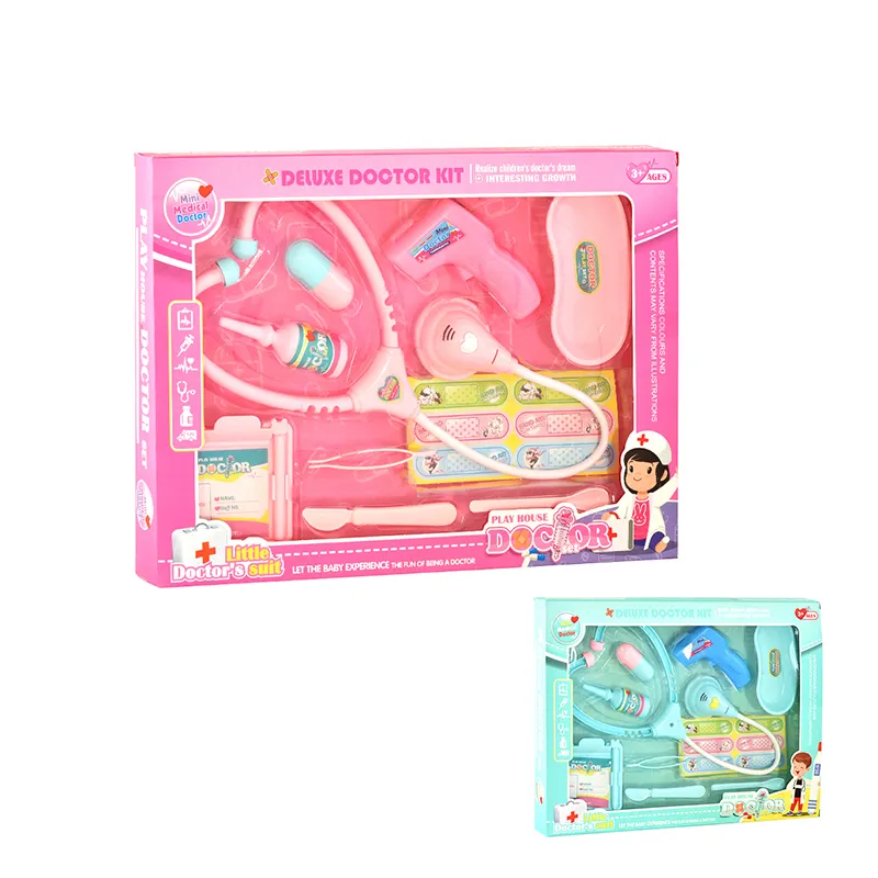 GCC 11PCS doctor toys doctor set preescolar juego de simulación juguetes para niños regalos niños niñas