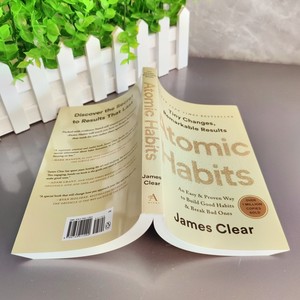 Printed Wrapping Paper English Atomic <strong>Habits</strong> A Simple Way to Build Good <strong>Habits</strong> and Break Bad <strong>Habits</strong> <strong>Book</strong> Customized Wholesale
