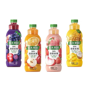 Nongfu Spring Nongfu Orchardボトル入りボックス全体ミックスフルーツと野菜オレンジジュースグレープパイナップルプルーンジュースドリンク - Product Image 3