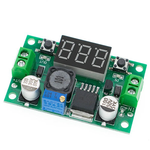 LM2596 BUCK 3A DC-DC Voltage Adjustable Step-Down Power Module + Red <strong>LED</strong> Voltmeter LM2596S-<strong>ADJ</strong> 4-40V to 3.3V/5V/9V/12V/24V - Product Image 1