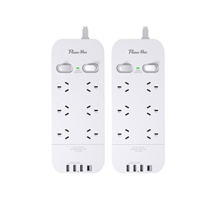 SAA Australia 4-Way Surge Protected PowerとBoard 2 USBためAustralian市場 - Product Image 3