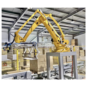 Robot de descarga de carga, paletizador de apilamiento, manipulación de Robot, brazo flotante, almeja, caja de bolsa de agarre, pinza de sujeción Penumatic