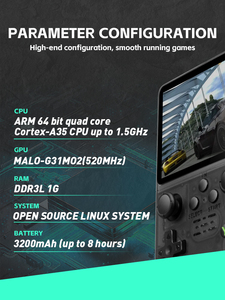 Console per videogiochi portatile portatile da 3.5 pollici con schermo portatile portatile con sistema Hot Linux, Console per videogiochi - Product Image 3