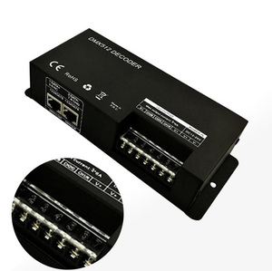 3 kanäle DMX512 Decoder DC 12-24V 24A RGB DMX 512 LED Controller