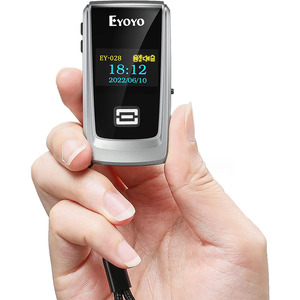 Eyoyo Mini Portátil Inalámbrico Bluetooth 1D 2D Lector de Código QR Escáner de Código de Barras con Pantalla LCD para Inventario de Biblioteca - Product Image 1
