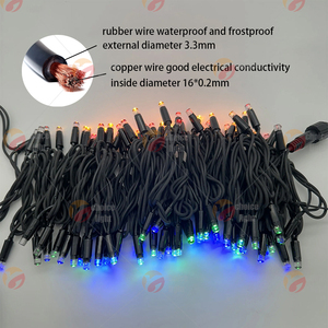 プロジェクト使用フェアリーLEDラバーケーブルストリングライト接続可能 - Product Image 4