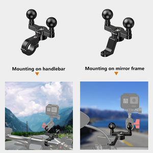 Alüminyum alaşım dikiz aynası sabitleme kaidesi çift 1 ''TPU topu ile uyumlu RAM dağı B boyutu 1'' top braketi - Product Image 3