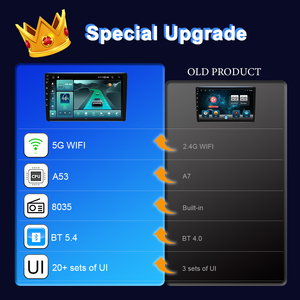5G+2.4G WIFI Bluetooth 5.4 Car Radio for Peugeot <strong>207</strong> 207CC 2006-2015 Multimedia Video Player GPS Navigation Android Carplay DSP - Product Image 5