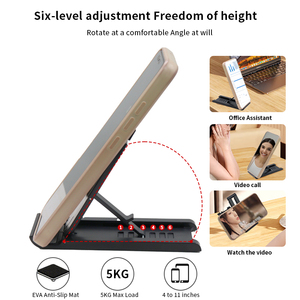 Đặt hàng số lượng lớn xách tay ABS nhựa mini đ<span class=keywords><strong>i</strong></span>ện thoạ<span class=keywords><strong>i</strong></span> di động đứng chủ có thể gập lạ<span class=keywords><strong>i</strong></span> linh hoạt rảnh tay đ<span class=keywords><strong>i</strong></span>ện thoạ<span class=keywords><strong>i</strong></span> di động hỗ trợ cho bàn sử dụng - Product Image 3