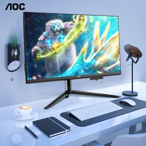 AOC 24インチUPSオールインワンPC N5095第11プロセッサ8GB 256GB SSD OEM AIOゲームPCオールインワンデスクトップコンピュータUPSバッテリー付き - Product Image 1