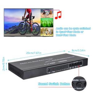 <strong>HDMI</strong> Seamless <strong>Switch</strong> Quad Multi-viewer 4 in 1 Out 4x1 <strong>hdmi</strong> Professional Audio Video - Product Image 3