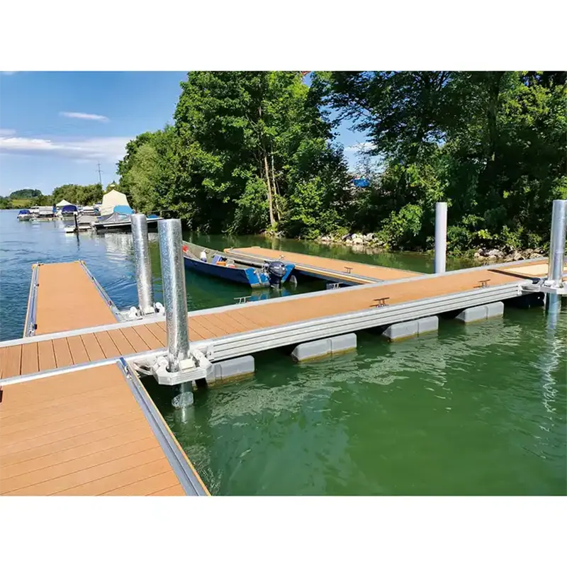 Construir Peso Leve Marina Dock Estrutura De Alumínio Plataforma De Ponte Doca Flutuante