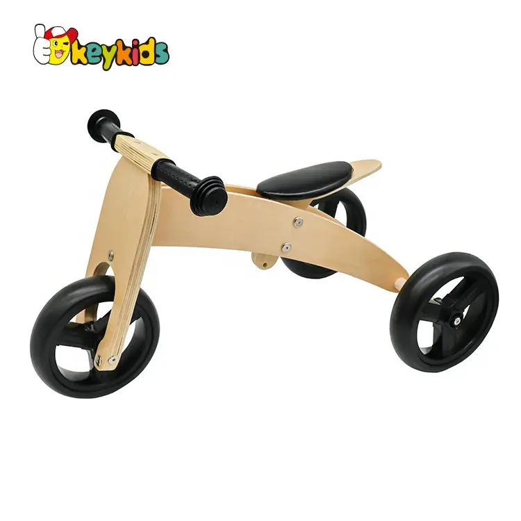 New arrival 2 in 1 wooden balance tricycles for kids W16C223