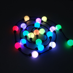 Entertainment Decoration <strong>DMX</strong> DC24V RGB 3D Ball <strong>LED</strong> Waterpoof IP68 50mm 3D <strong>Led</strong> Pixel Ball <strong>String</strong> Lights - Product Image 5