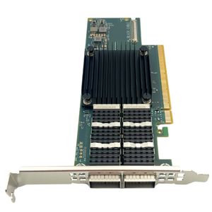 Tarjeta de interfaz de red Ethernet PCIe3.0 X16 Interfaz de host 100GbE Puerto dual QSFP56 Tarjeta de red Mellanox - Product Image 3