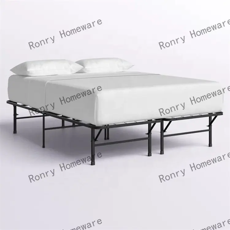Öğrenci metal karyola iskeleti için sıcak satış çift metal ranza katlanır yatak ikiz boyutu