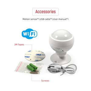 Tuya-sensor de movimiento infrarrojo de gran angular Zigbee/WiFi para seguridad del hogar, Mini Hub de monitoreo, detección humana - Product Image 3