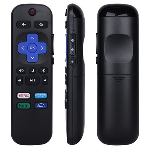 ABS-Kunststoff fernbedienung für Roku TV Smart Wireless RF-Silizium tastatur Feste rollende Lerncode ROHS-zertifizierte Garantie